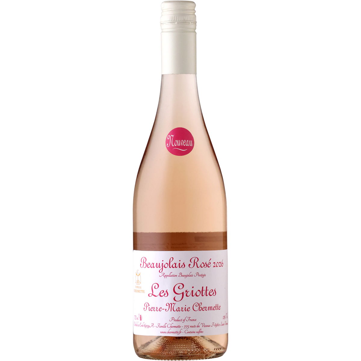 Beaujolais Nouveau Les Griottes Rose Par Avion