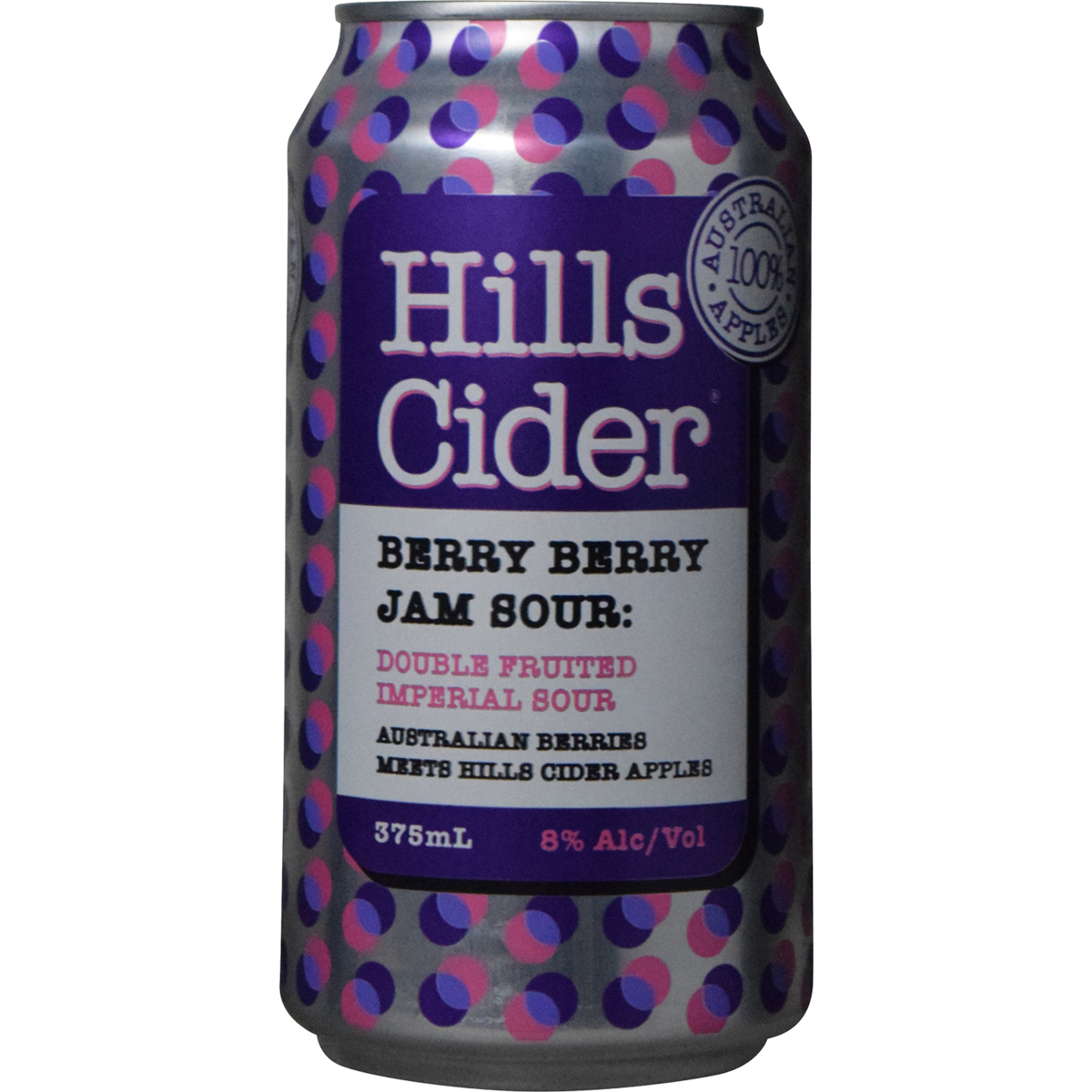 Hills Cider Berry Berry Jam Sour 375ml Can