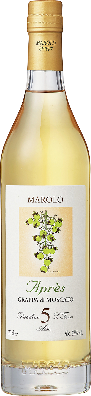 Grappa di Moscato Apres 5 anni