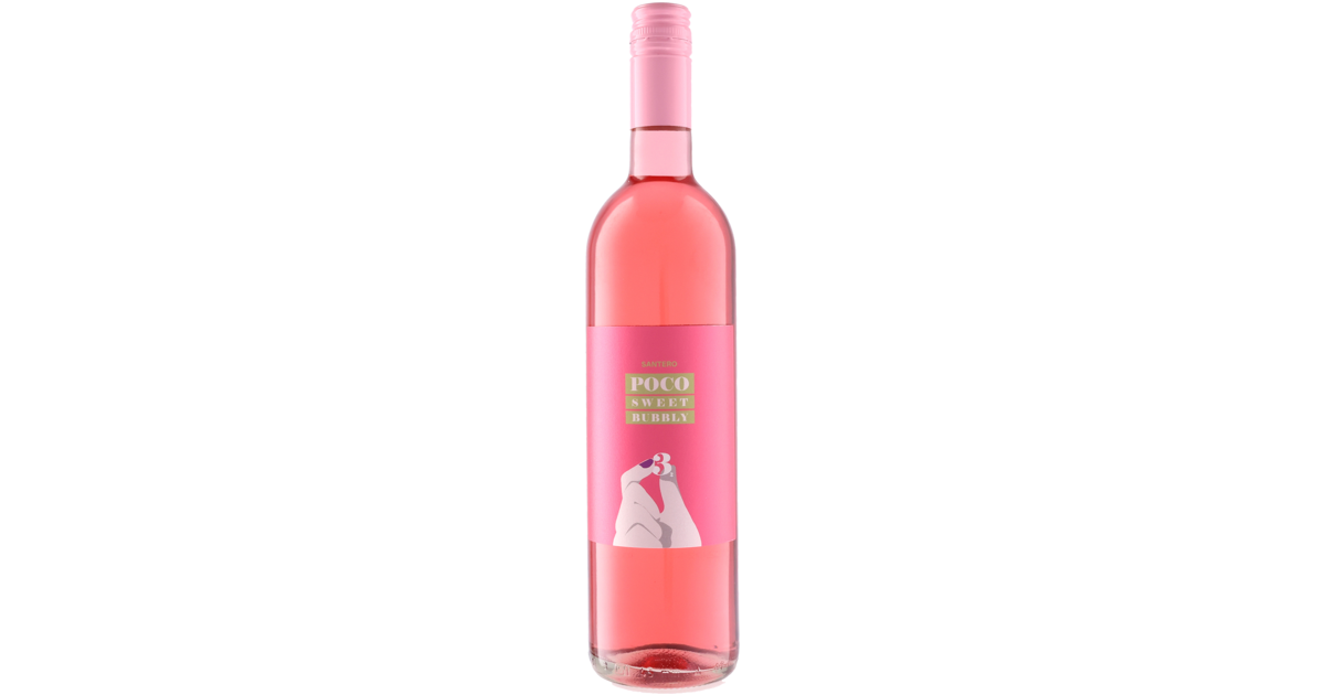 ポコ ロゼ NV サンテロ (弱発泡：甘口) - wine おおはし