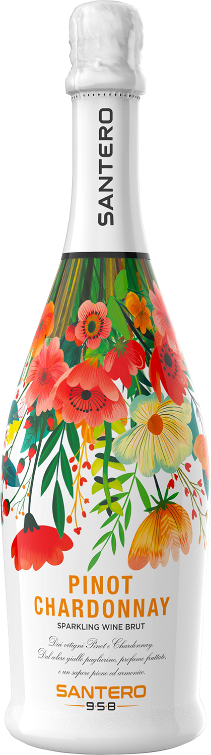 Pinot Chardonnay Flower Bottle