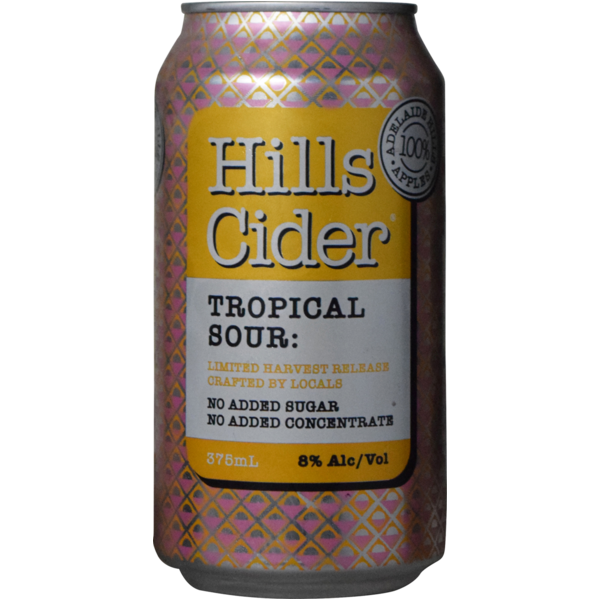 Hills Cider Tropical Sour 375ml Can
