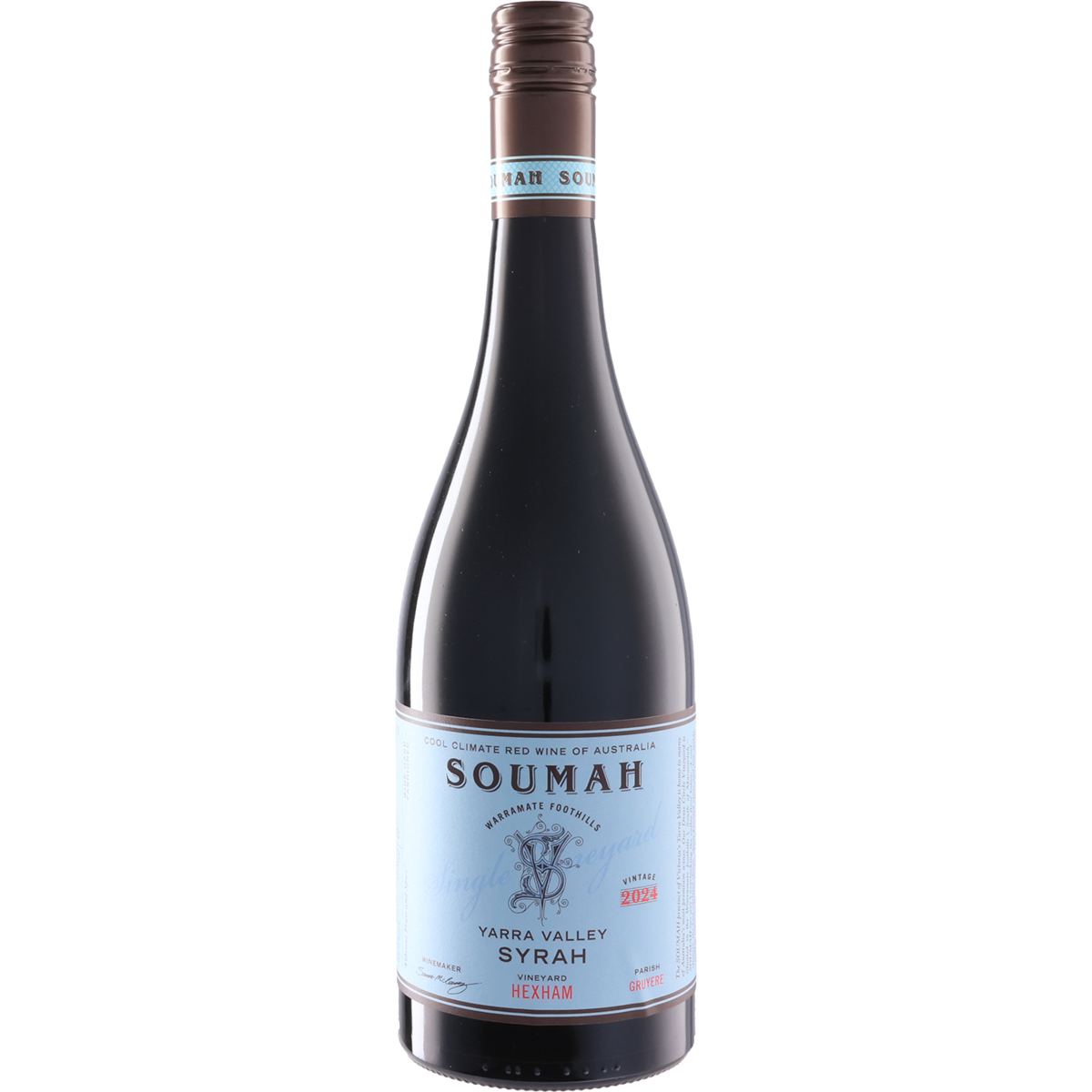 Soumah Syrah Hexham Vineyard