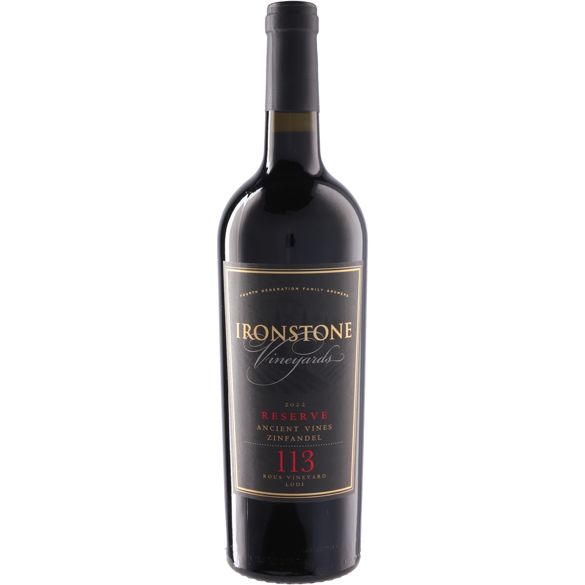 Ironstone Zinfandel Rous Vineyard Old Vine Reserve