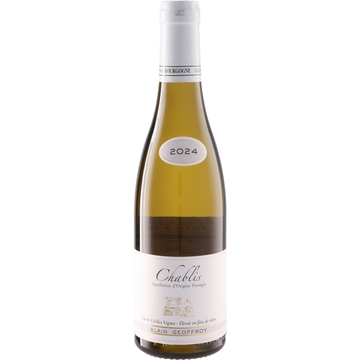 Chablis Cuvee Vieilles Vignes ''Elevee en Futs de Chene'' Half