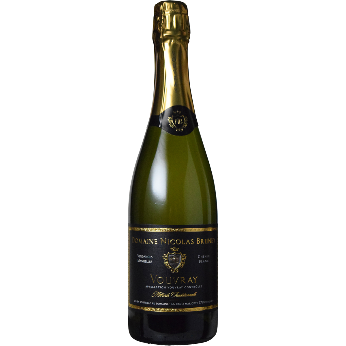Domaine Nicolas Brunet Vouvray Methode Traditionnelle Extra Brut