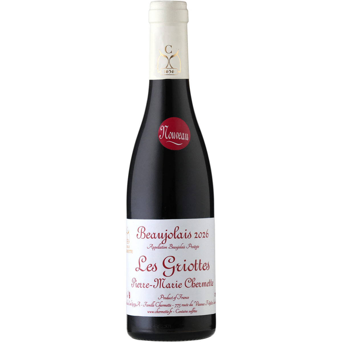 Beaujolais Nouveau Les Griottes Par Avion Half