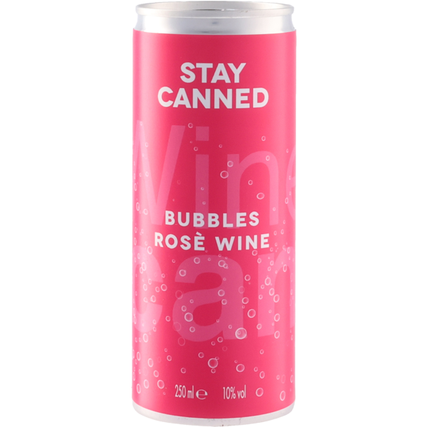 Stay Canned Bubbles Rose 250ml Can