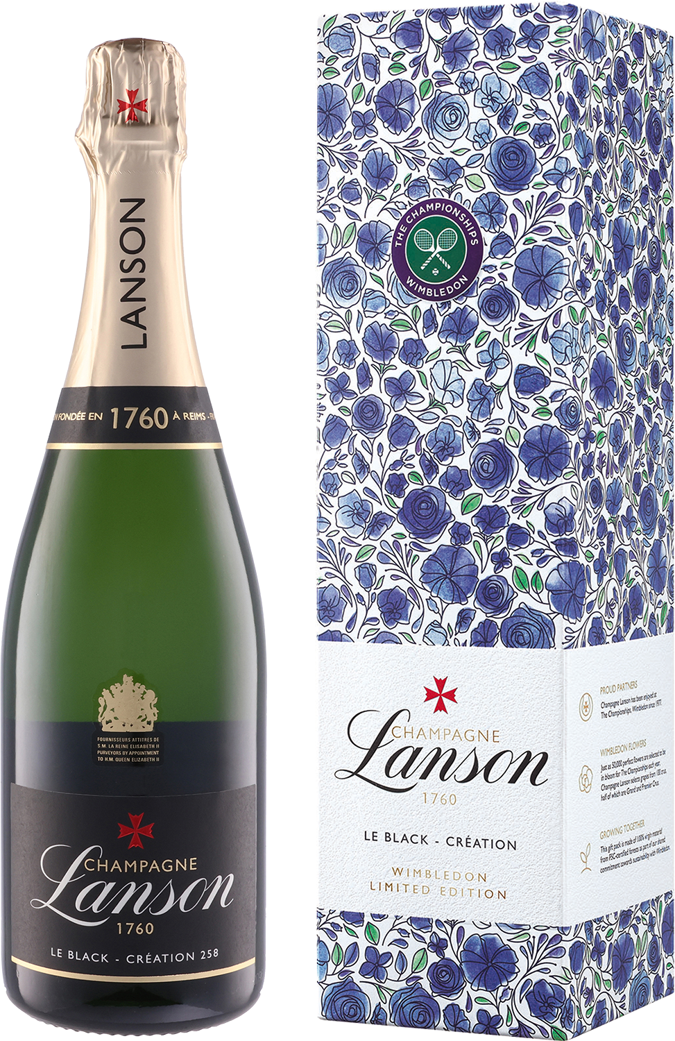 Lanson Le Black Label Brut ウィンブルドン限定 シャンパーニュ・ランソン「ブラック クリエイション」、「ロゼ