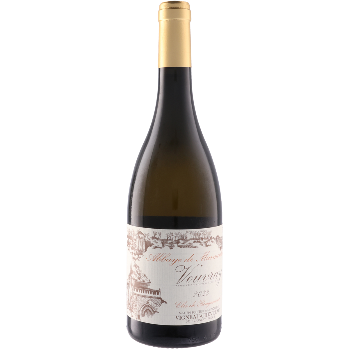 Vouvray Clos de Rougemont Abbaye de Marmoutier Sec