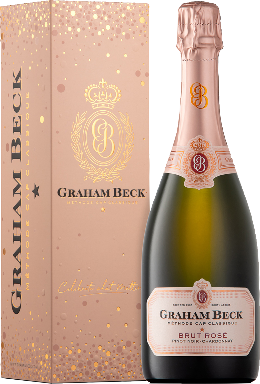 Graham Beck Brut Rose in Gift Box