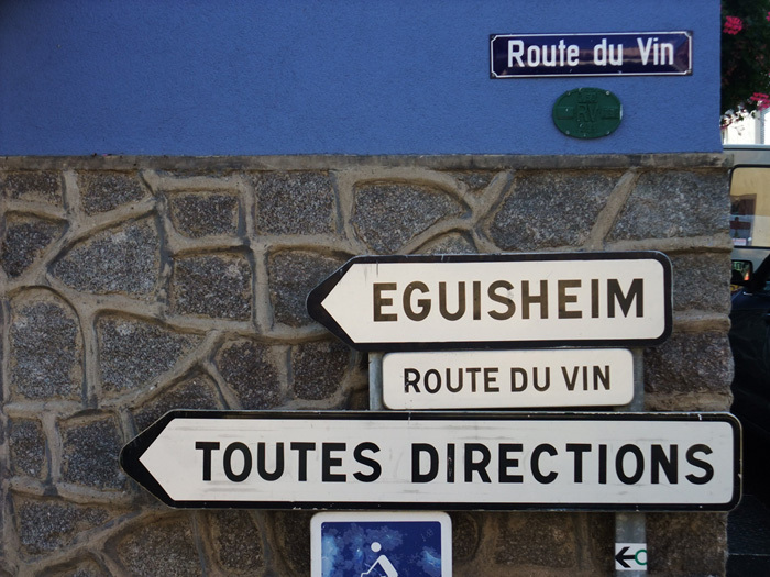 ドメーヌはアルザスワイン街道に位置する