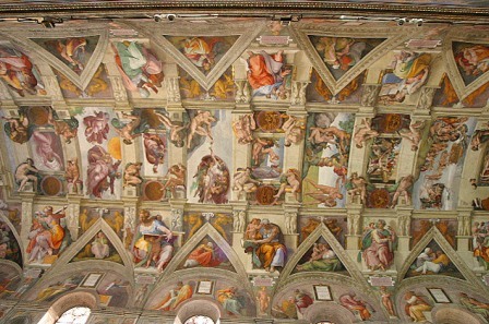 システィーナ礼拝堂の天井画